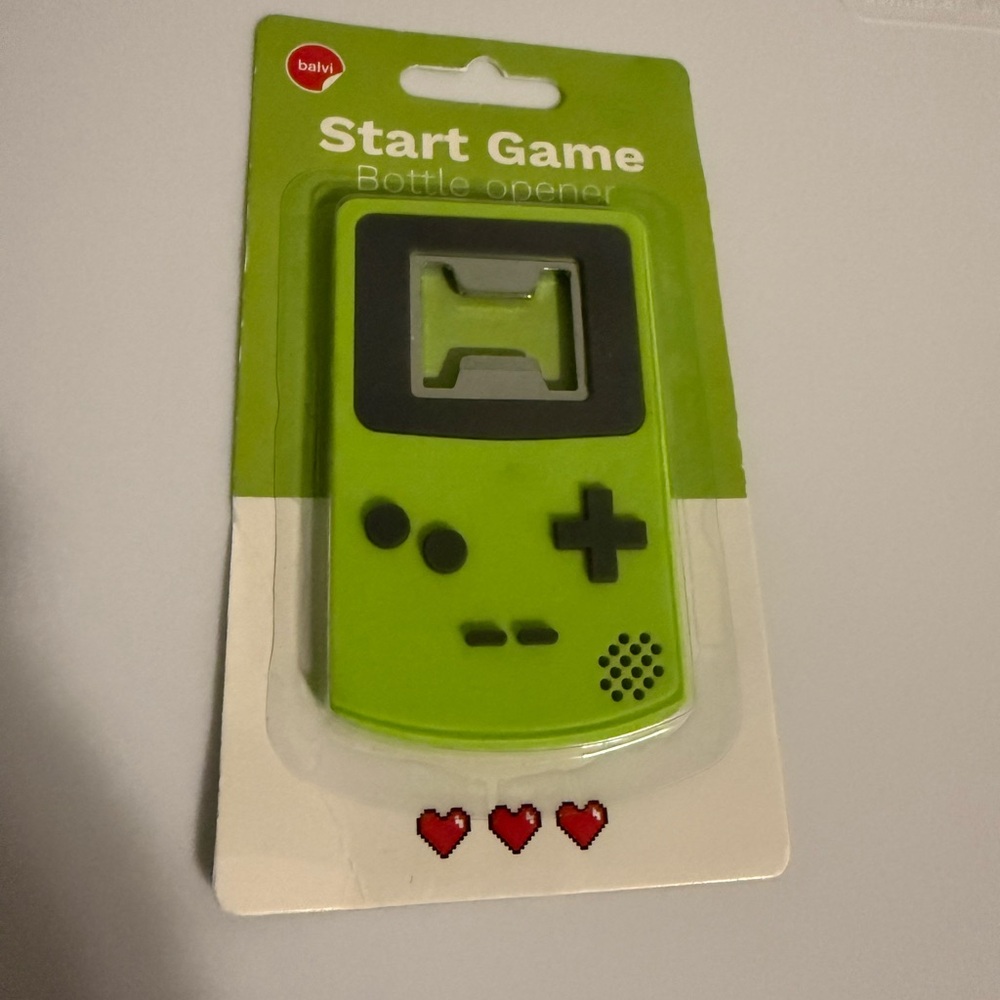 Green Retro Game Console Bottle Opener
